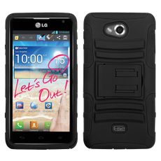 LG Spirit 4G Black Armor Case