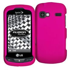 LG Xpression Pink Rubberized Case