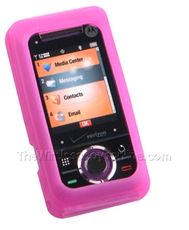 Motorola A455 Pink Silicone Skin