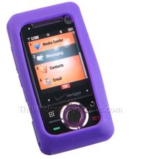 Motorola A455 Purple Silicone Skin