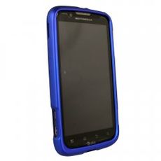 Motorola Atrix 2 Blue Rubberized Case