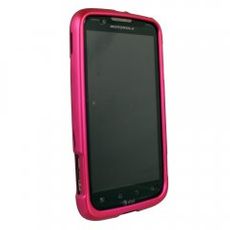 Motorola Atrix 2 Pink Rubberized Case