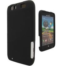 Motorola Atrix HD Black Rubberized Case