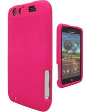 Motorola Atrix HD Pink Rubberized Case