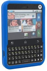 Motorola Charm Blue Silicone Skin