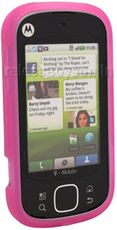 Motorola Cliq XT Pink Silicone Skin