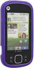 Motorola Cliq XT Purple Silicone Skin