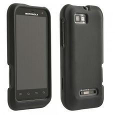 Motorola Defy XT Black Rubberized Case