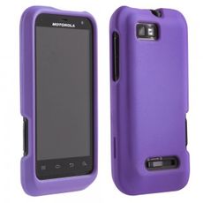 Motorola Defy XT Purple Rubberized Case