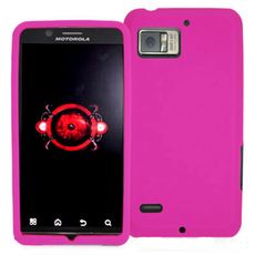 Motorola Droid Bionic Pink Silicone Skin
