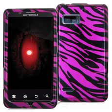 Motorola Droid Bionic Pink Zebra Case