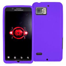 Motorola Droid Bionic Purple Silicone Skin