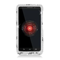 Motorola Droid Mini Zebra Rhinestone Phone Case
