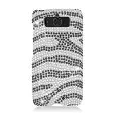 Motorola Droid Mini Zebra Rhinestone Phone Case
