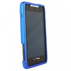 Motorola Droid RAZR Blue Rubberized Case