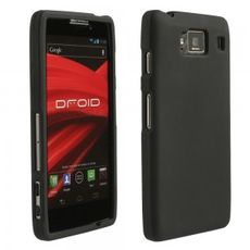 Motorola Droid RAZR HD Black Rubberized Case