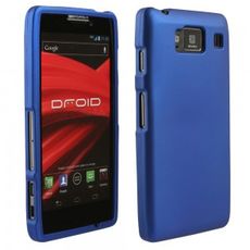 Motorola Droid RAZR HD Blue Rubberized Case