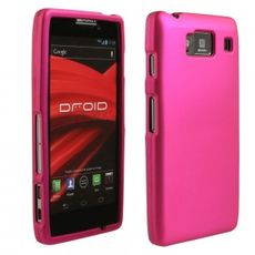 Motorola Droid RAZR HD Pink Rubberized Case