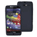 Motorola Droid RAZR M Black Rubberized Case