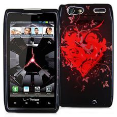 Motorola Droid RAZR Red Heart Phone Cover