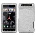 Motorola Droid RAZR Silver Rhinestone Phone Case