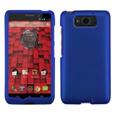 Motorola Droid Ultra Blue  Rubberized Case