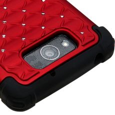 Motorola Droid Ultra Red 2 Layer Decorative Case