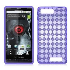 Motorola Droid X2 Purple Slim Design Case