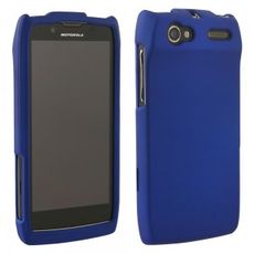 Motorola Electrify 2 Blue Rubberized Case
