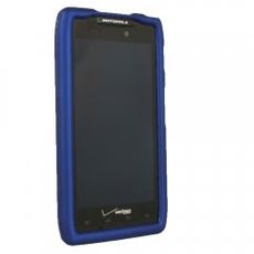 Motorola Razr Maxx Blue Rubberized Case