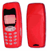 Nokia 3310/ 3390/ 3395 Red Full Housing/ Faceplate - Cell Phone