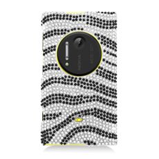 Nokia Lumia 1020 Zebra Rhinestone Phone Case