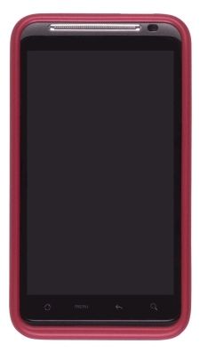 Original HTC Thunderbolt Red Metallic and Black and Black Case