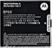 Original Motorola CLIQ XT High Capacity Battery