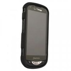 Pantech Breakout Black Rubberized Case