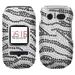 Pantech Breeze 3 Black Zebra Rhinestone Phone Case