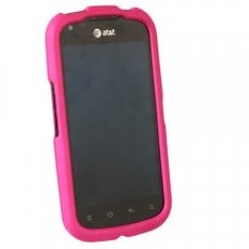 Pantech Burst Pink Rubberized Case