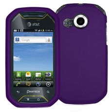 Pantech Crossover Purple Rubberized Case