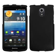 Pantech Discover Black  Rubberized Case