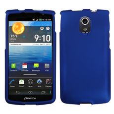 Pantech Discover Blue  Rubberized Case