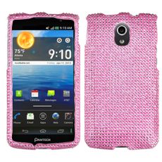Pantech Discover Pink Rhinestone Phone Case