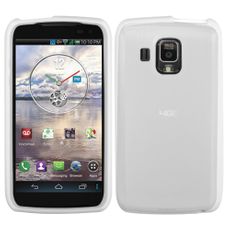 Pantech Perception Translucent White Silicone Skin