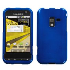 Samsung Attain 4G Blue Rubberized Case