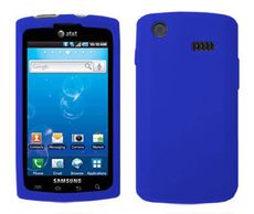 Samsung Captivate Blue Silicone Skin