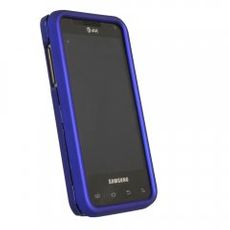 Samsung Captivate Glide Blue Rubberized Case