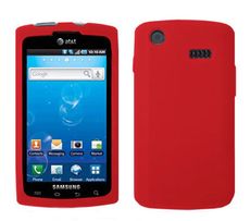 Samsung Captivate Red Silicone Skin