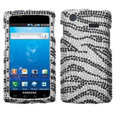 Samsung Captivate Zebra Rhinestone Case