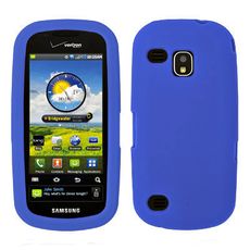 Samsung Continuum Galaxy S Blue Silicone Skin