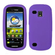 Samsung Continuum Galaxy S Purple Silicone Skin