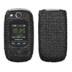 Samsung Convoy 2 Rhinestone Black Case